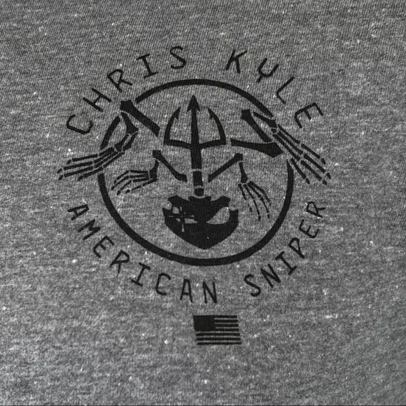 Howitzer Style Men's T-shirt CHRIS KYLE SPIRT Military Grunt Patriot - Picture 4 of 7